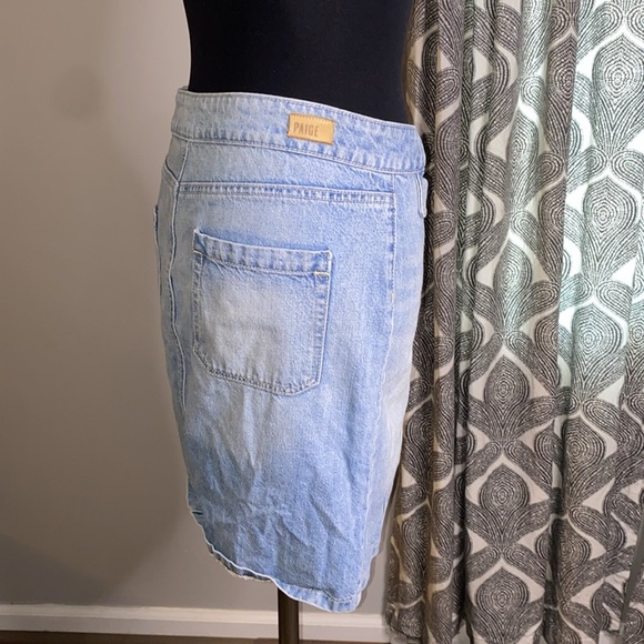 Paige Denim Button-Front Skirt - Picture 7 of 8